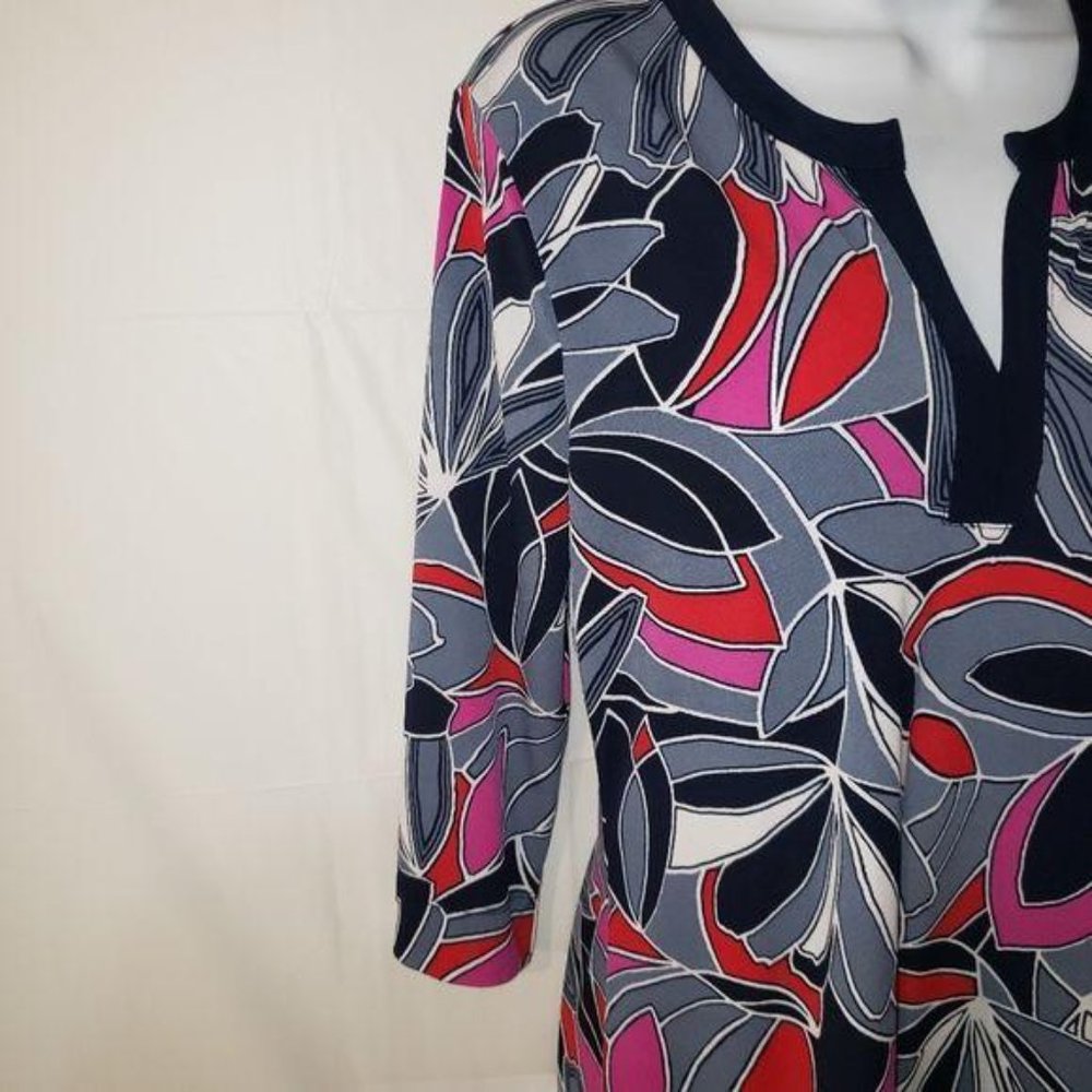 Banana Republic Blue Tunic dress floral Small - Picture 3 of 8